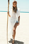 Sanah Wrap Cover Up - White - Haute & Rebellious