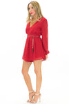 PAULINA ROMPER - Red - Haute & Rebellious