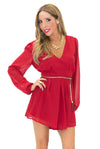 PAULINA ROMPER - Red - Haute & Rebellious