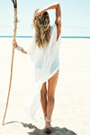 Sanah Wrap Cover Up - White - Haute & Rebellious