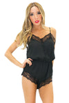 MELODI LACE ROMPER - Black /// Only 1-M Left /// - Haute & Rebellious