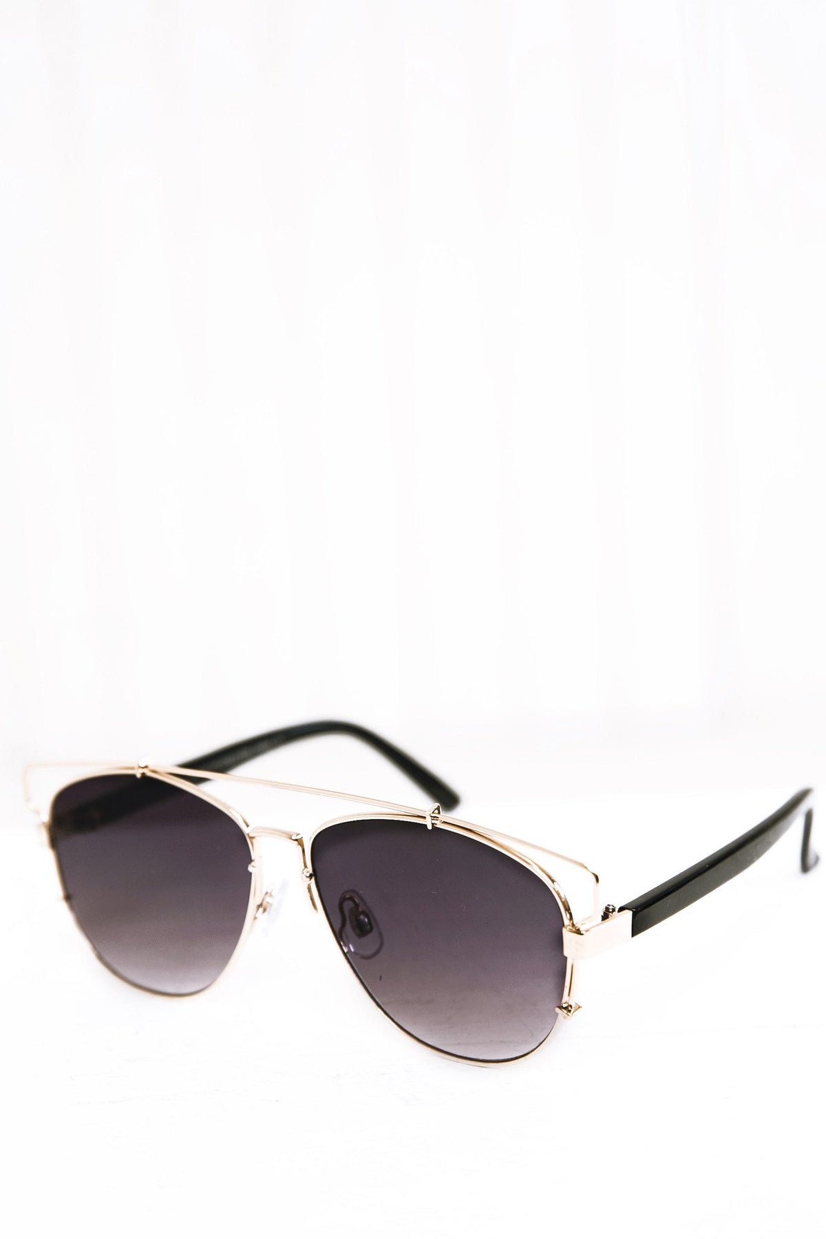 Amelia Aviator Shades - Black/Gold - Haute & Rebellious