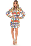 MIDORI TEXTILE PRINT SHIFT DRESS - Haute & Rebellious