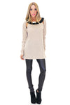 HAYWORTH CUTOUT SWEATER - Haute & Rebellious