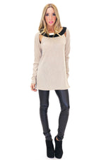 HAYWORTH CUTOUT SWEATER - Haute & Rebellious