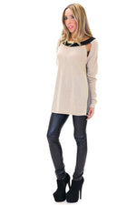 HAYWORTH CUTOUT SWEATER - Haute & Rebellious