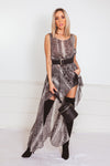 Snake Print Dress Top
