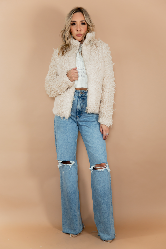 Faux Fur Shag Jacket