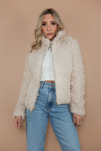 Faux Fur Shag Jacket