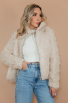 Faux Fur Shag Jacket