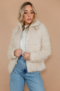 Faux Fur Shag Jacket