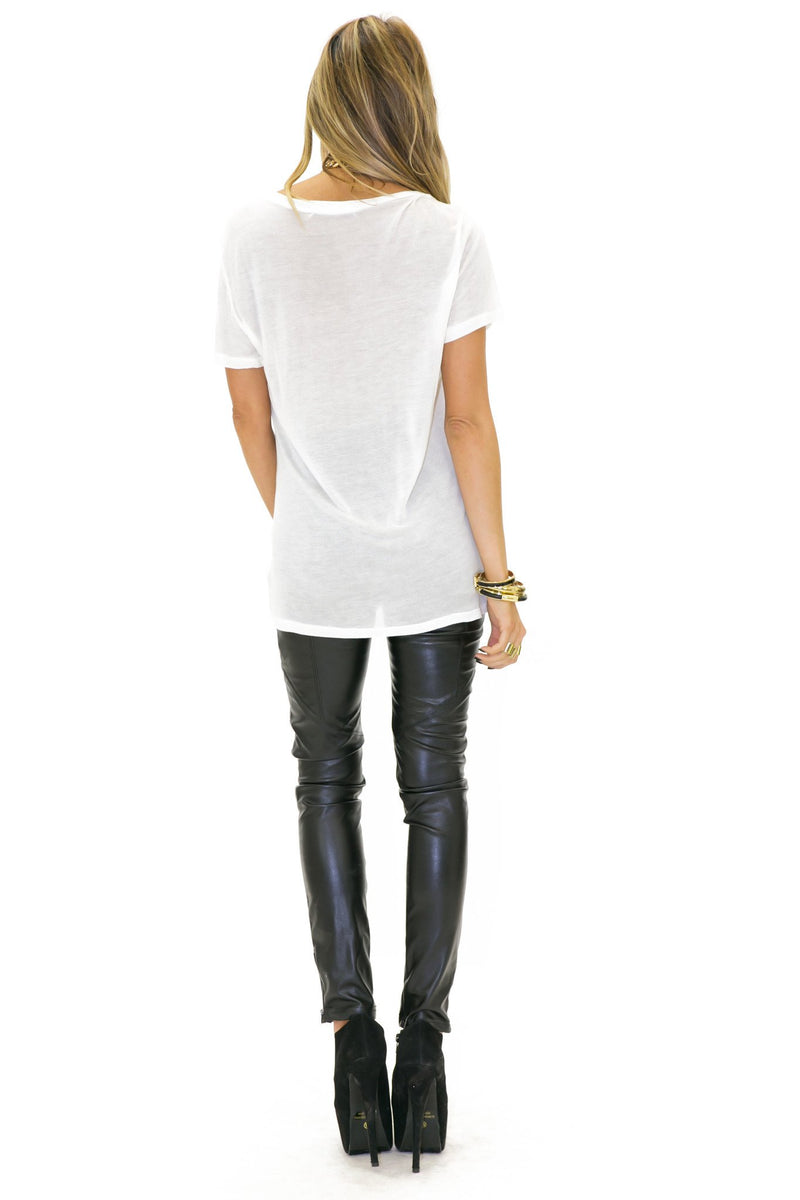 BALLIN LOS ANGELES TEE - White - Haute & Rebellious