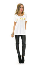 BALLIN LOS ANGELES TEE - White - Haute & Rebellious