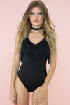 Fringe Me Crazy Bodysuit - Haute & Rebellious