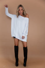 Suzanna Long Sleeve Top - White