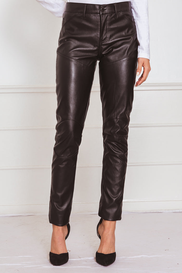 Leather Pants & Trousers  Leather Look Leggings - Rebellious – Rebellious  Fashion