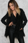 Standing Tall Faux Fur Vest - Haute & Rebellious