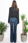 Selah Lace Up Top - Black - Haute & Rebellious