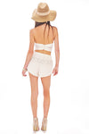 EMMA LACE DETAIL SHORTS - Natural - Haute & Rebellious