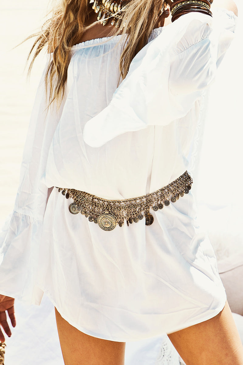 Talani Boho Chain Belt - Gold - Haute & Rebellious