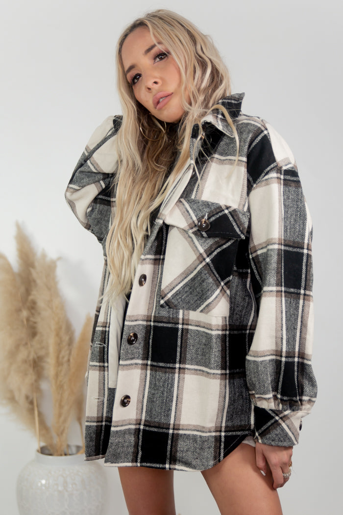 Oversized Flannel Shirt – Haute & Rebellious
