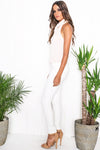 Malina Capri Ponte Pants - White - Haute & Rebellious