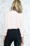 Bow-Tie Chiffon Blouse