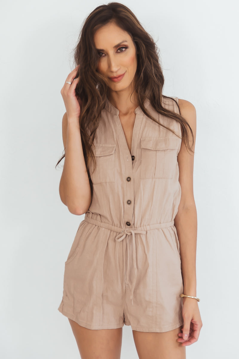 Linen Romper