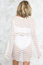 Bell Sleeve Lace Cover-Up Tunic - Haute & Rebellious