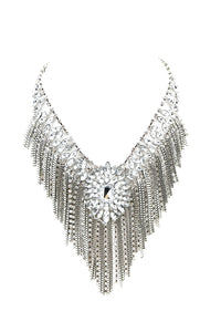 AVERY CRYSTAL CHANDELIER NECKLACE - Haute & Rebellious
