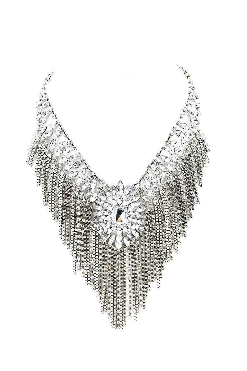 AVERY CRYSTAL CHANDELIER NECKLACE - Haute & Rebellious