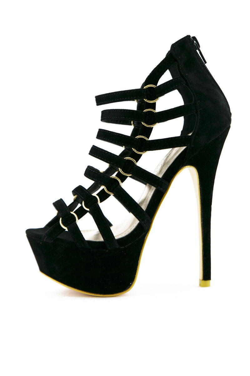 BECKIM STRAPPY PLATFORM HEEL - Haute & Rebellious