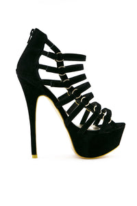 BECKIM STRAPPY PLATFORM HEEL - Haute & Rebellious