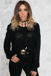Point Forward Leather Choker - Haute & Rebellious