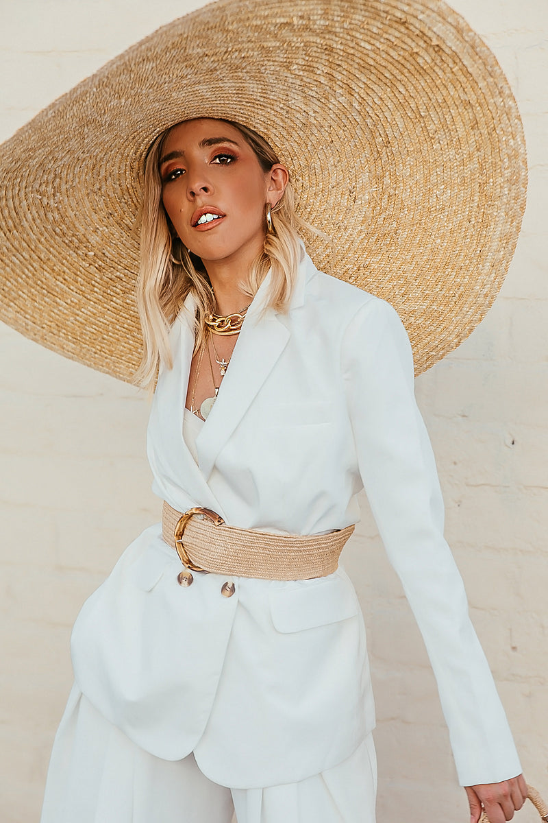 Oversize Large Brim Straw Hat