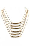 PETITE MULTI PIPE TUBE NECKLACE - Haute & Rebellious