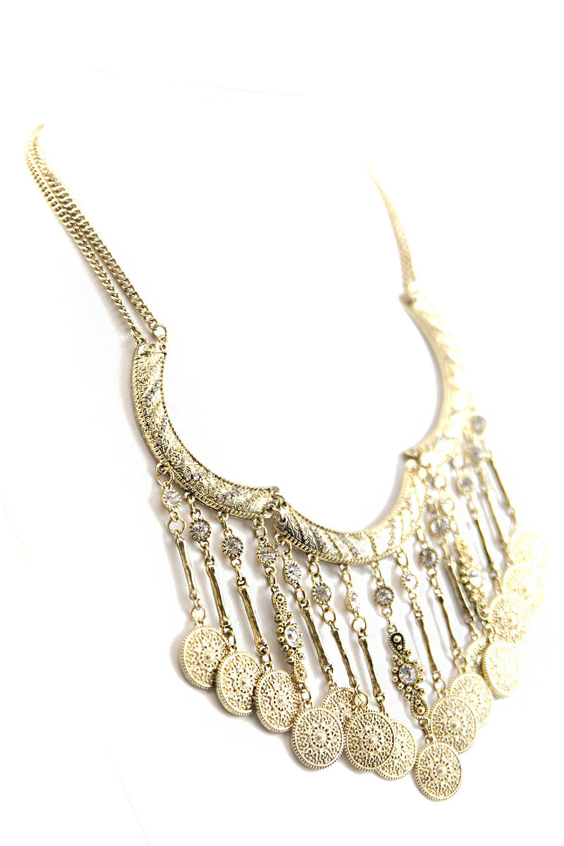 GYPSY PRINCESS NECKLACE - GOLD - Haute & Rebellious