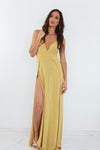 Let You Get Away High-Slit Maxi Dress