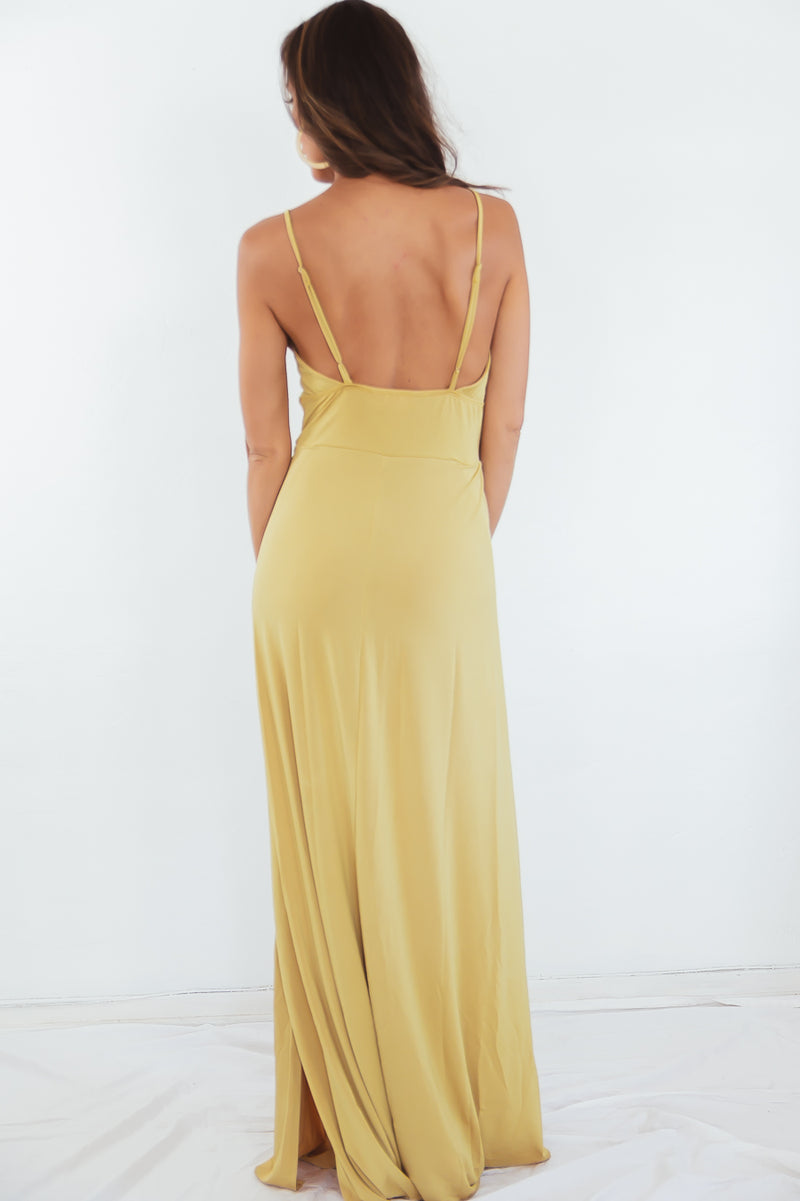 Let You Get Away High-Slit Maxi Dress