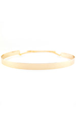 Narrow Gold Plated Cuff Belt - Haute & Rebellious