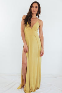 Let You Get Away High-Slit Maxi Dress