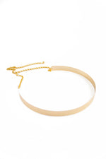 Narrow Gold Plated Cuff Belt - Haute & Rebellious