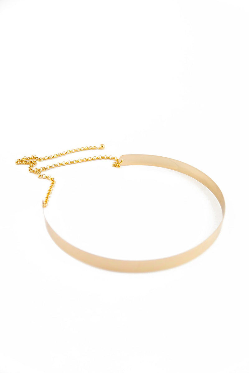 Narrow Gold Plated Cuff Belt - Haute & Rebellious