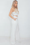 Pleated Wide Leg Pant