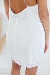 Eyelet Detail Mini Dress