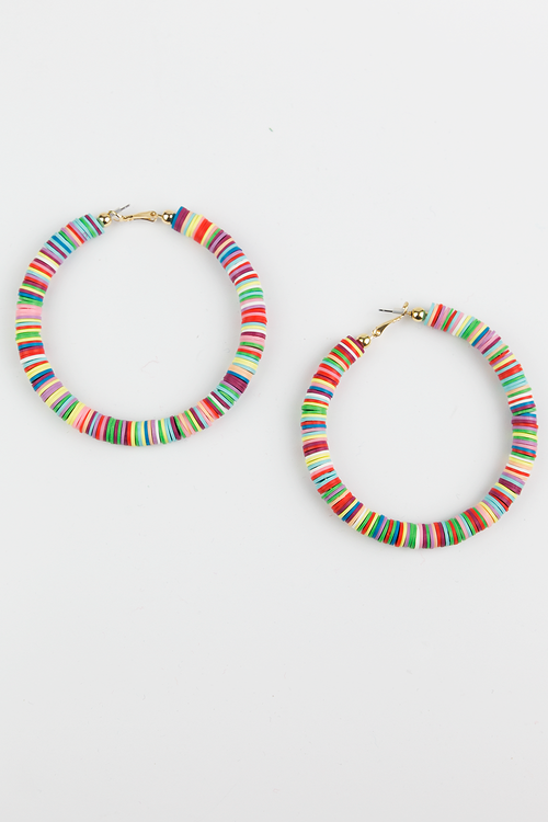 I Would Like Color Hoop Earring - Haute & Rebellious