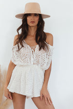 Alina Lace Romantic Romper