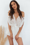 Alina Lace Romantic Romper