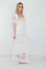 Maxi Lace Dress - White