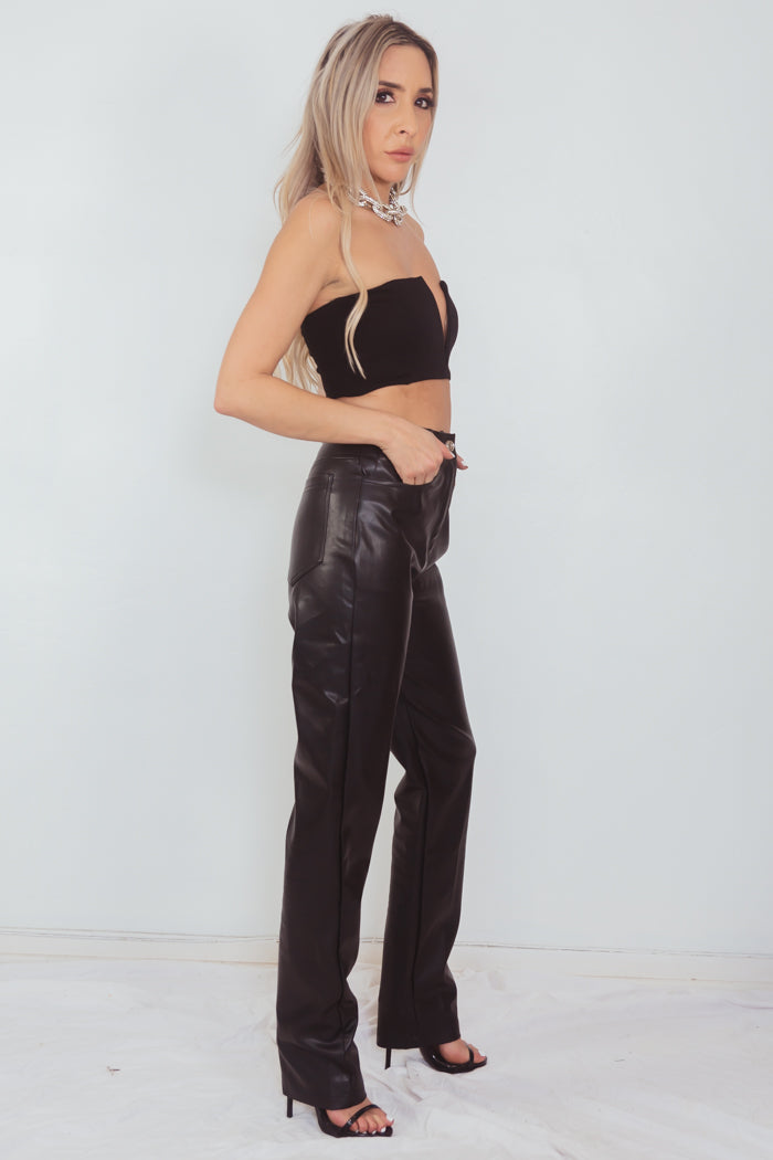 Bootcut pants wide leg. Black with Marled gray upper - Depop